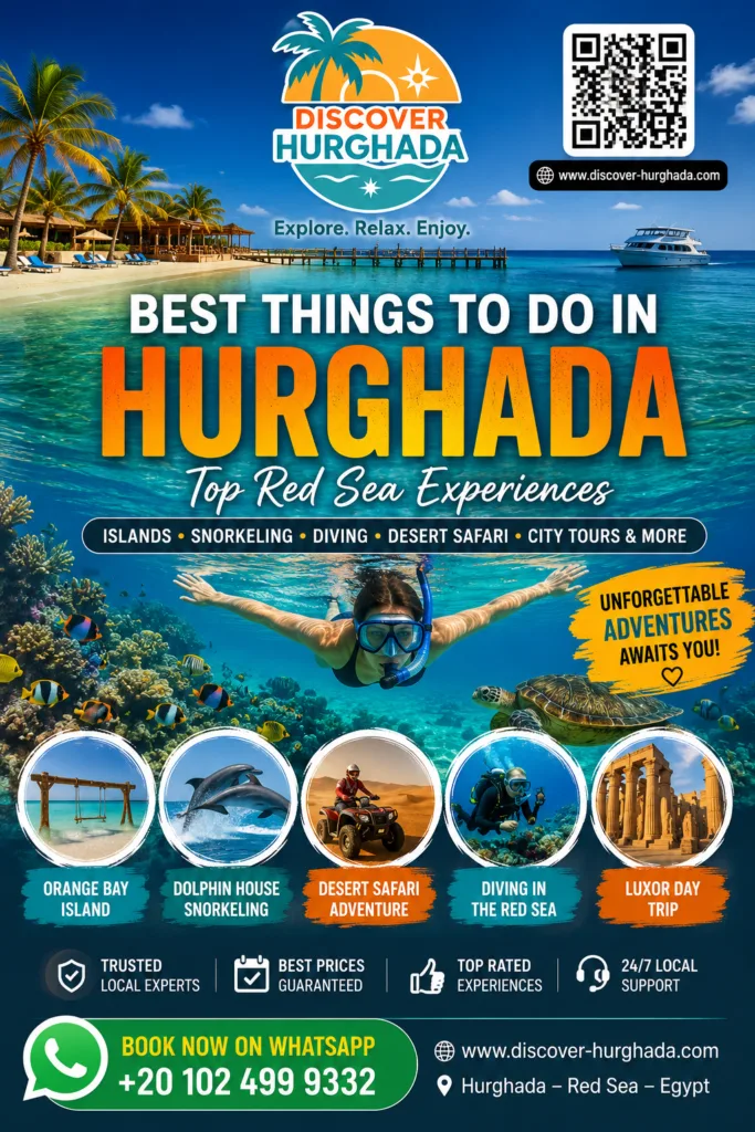 Best things to do in Hurghada including snorkeling diving island trips desert safari and Red Sea activities