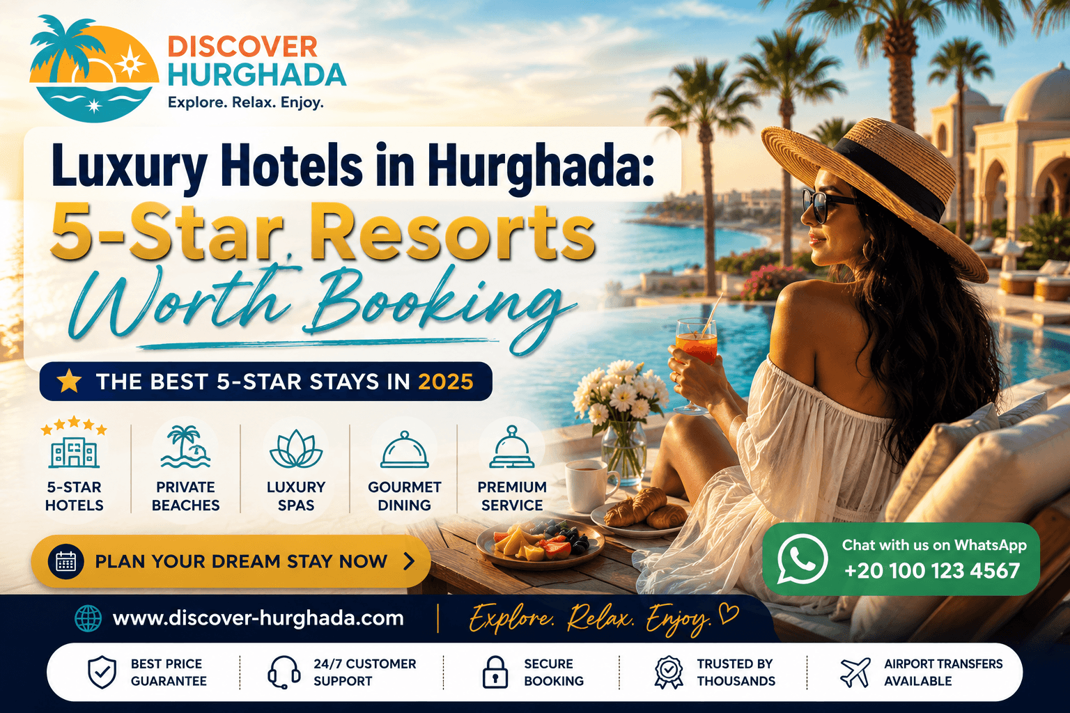 Luxury Hotels in Hurghada: 5-Star Resorts Worth Booking