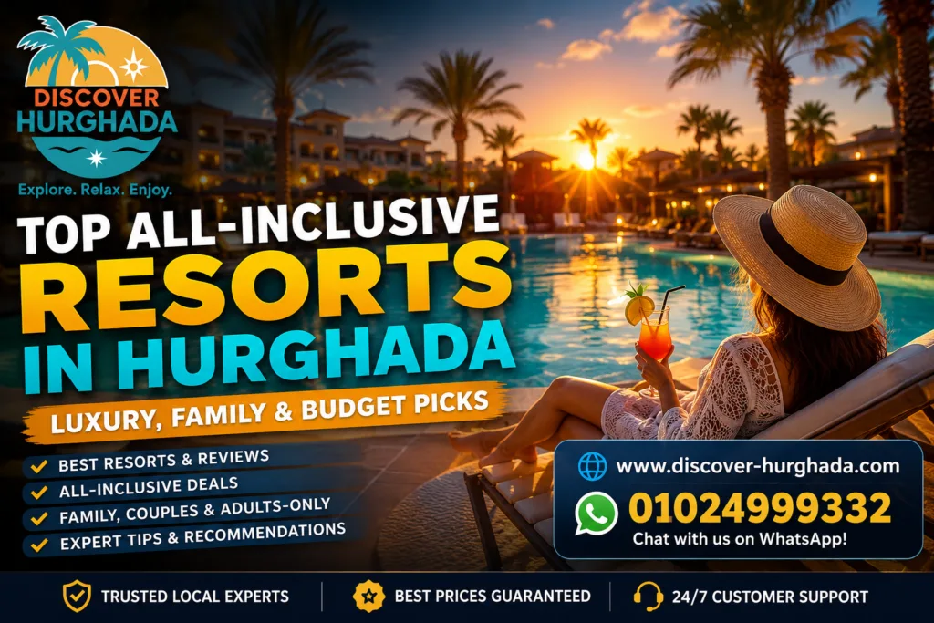 Top All-Inclusive Resorts in Hurghada with luxury beachfront hotels and Red Sea views