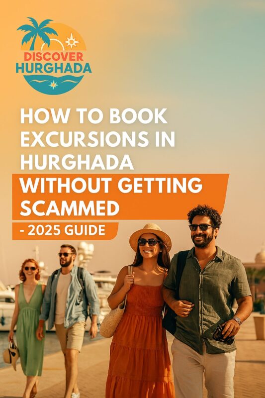 Tourists booking a trip in Hurghada 2025 – safe and trusted excursions with Discover Hurghada

