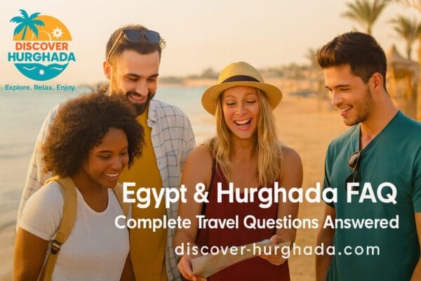 Travelers on Hurghada beach – Egypt & Hurghada FAQ: complete travel questions answered – Discover Hurghada