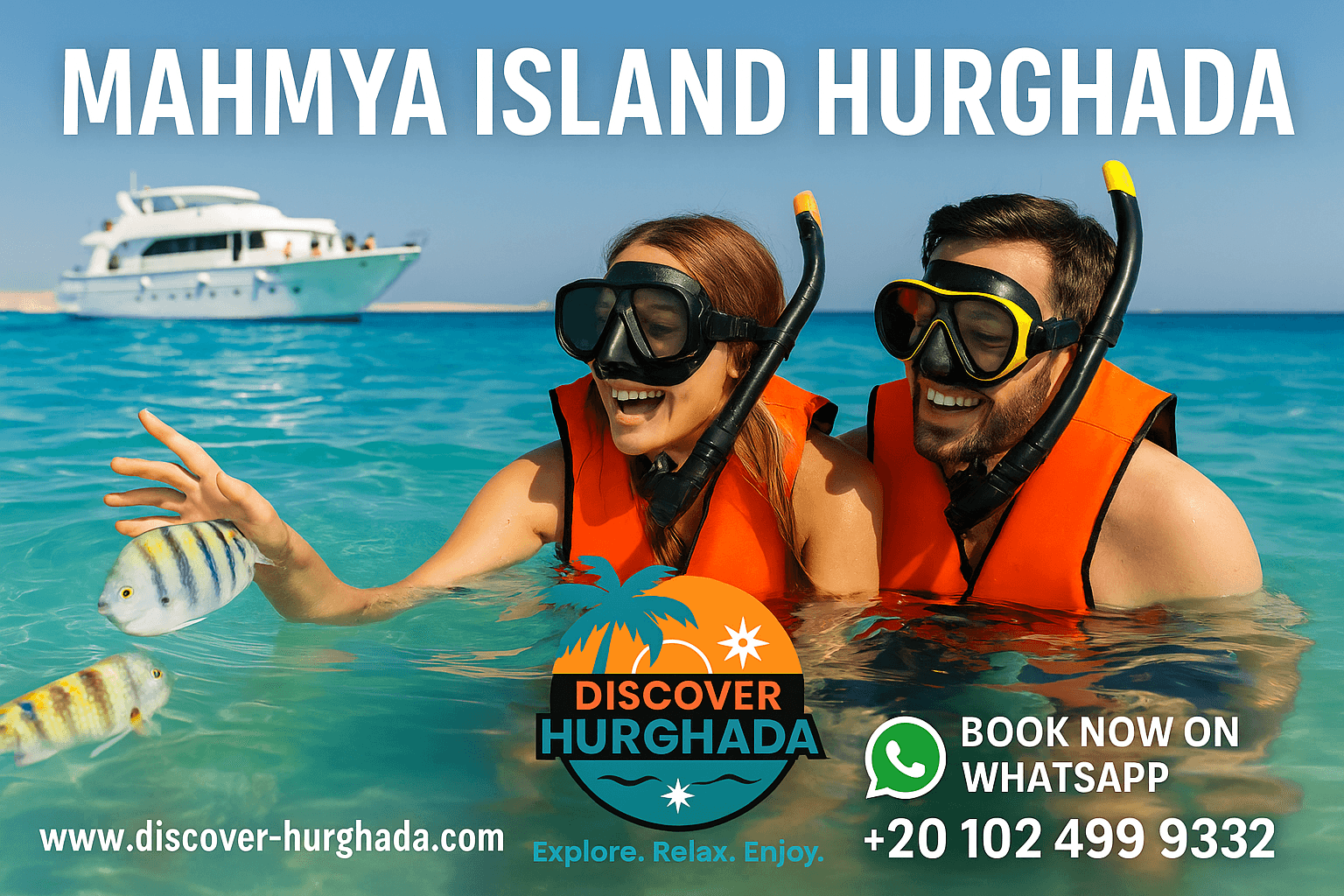 Mahmya Island Hurghada – boutique beach, snorkeling and chill time – Discover Hurghada