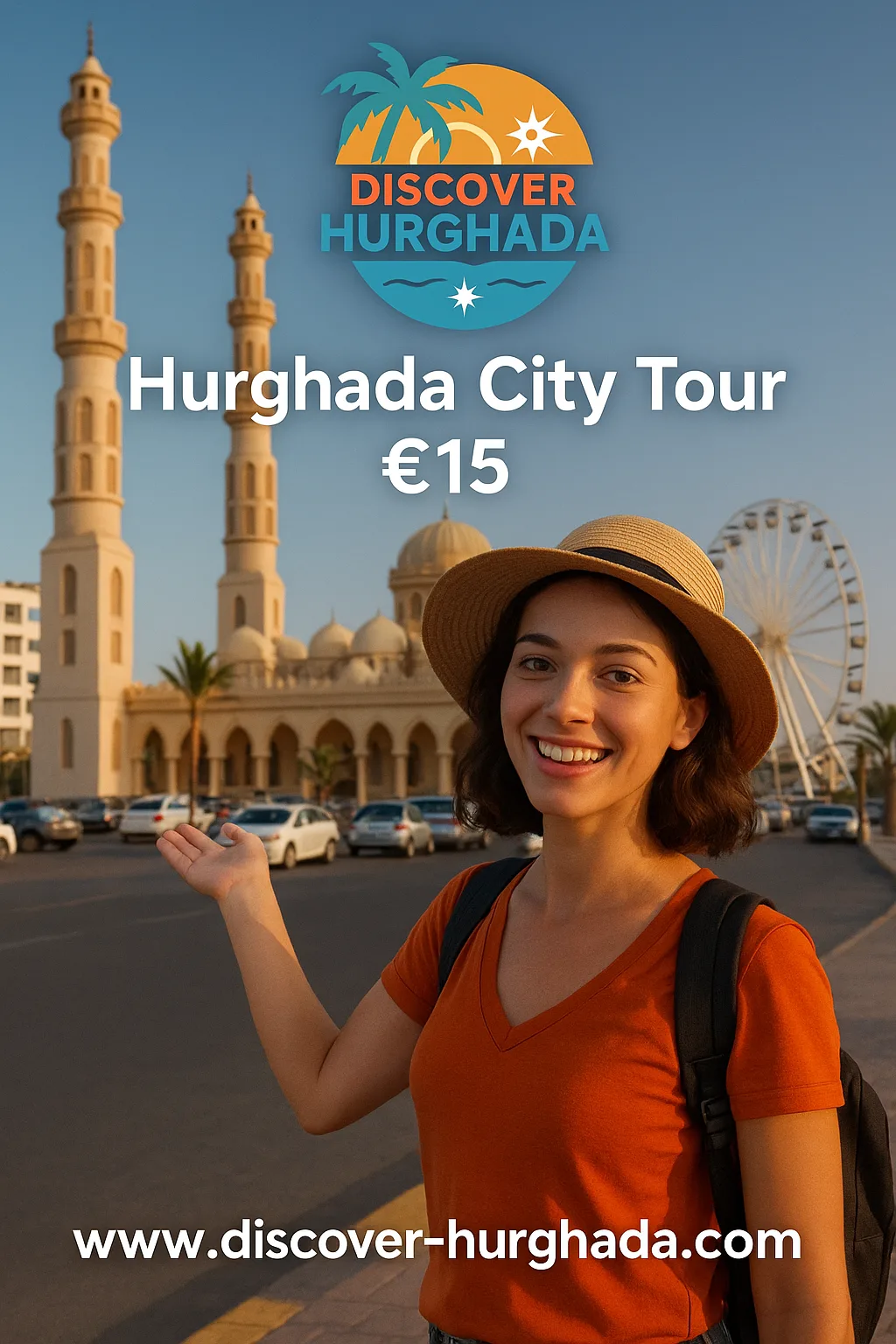 Hurghada city tour marina old town mosque markets