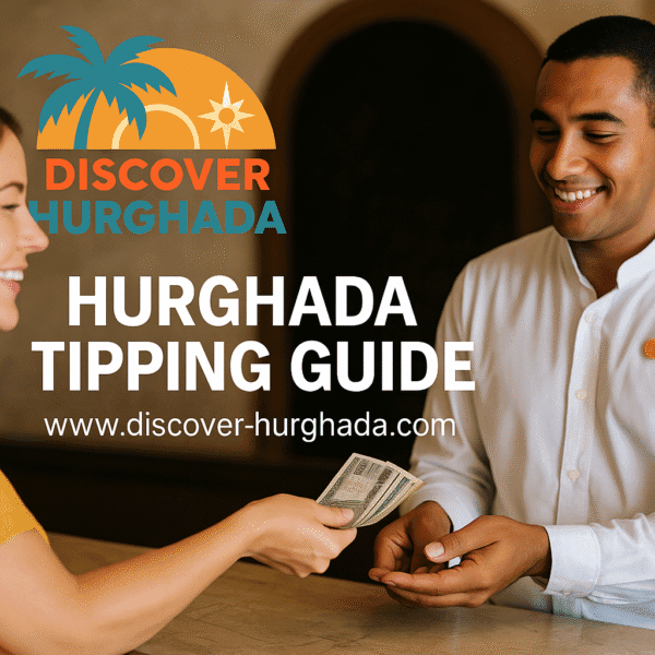 Smiling hotel guest tipping staff in Hurghada – Hurghada tipping guide by Discover Hurghada