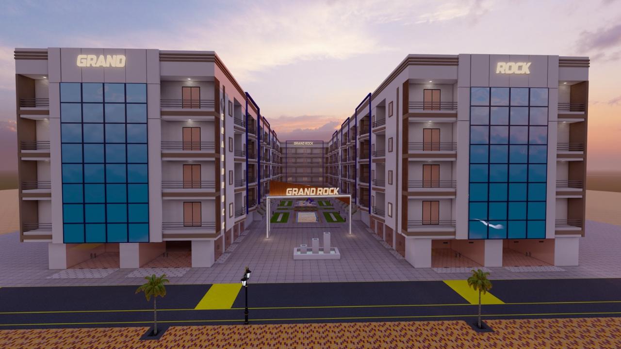 Grand Rock Compound Hurghada 1 bedroom apartment layout and design