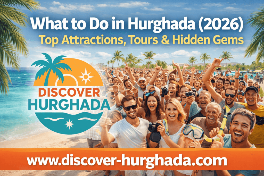 What to do in Hurghada – tourists enjoying the Red Sea, beaches, marina and top activities in Hurghada Egypt