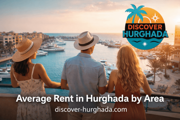 Average Rent in Hurghada by Area showing real apartment prices across Dahar, Arabia, Mamsha and other neighborhoods – Discover Hurghada