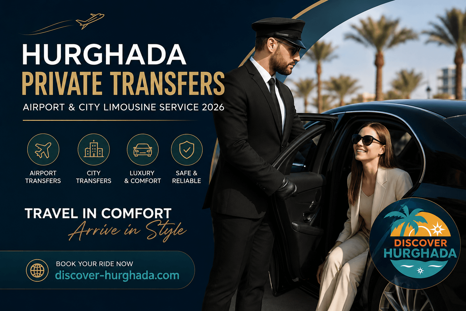 Hurghada private transfers airport limousine service