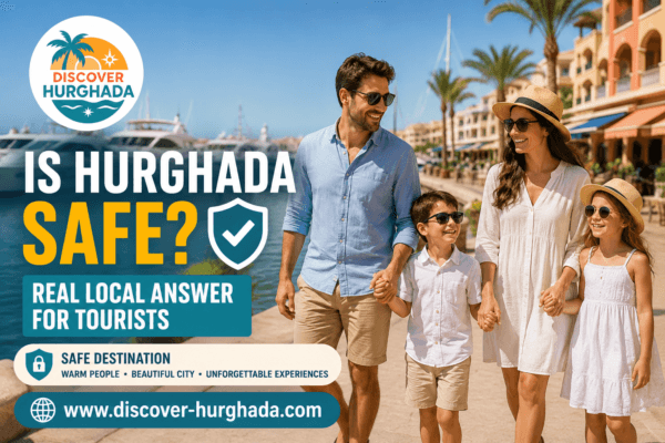 Is Hurghada safe family tourists walking in Hurghada marina Egypt safe travel experience