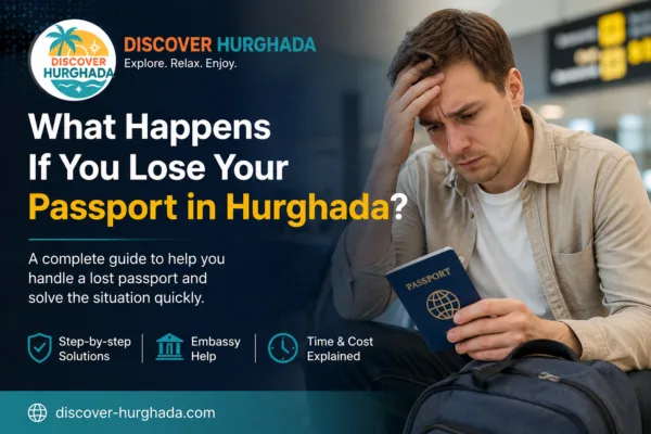 what happens if you lose your passport in hurghada stressed tourist holding passport at airport in hurghada egypt