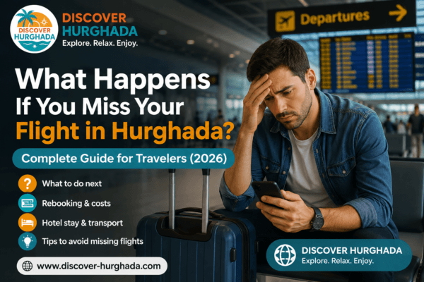 what happens if you miss your flight in hurghada stressed tourist at airport checking phone after missing flight hurghada egypt